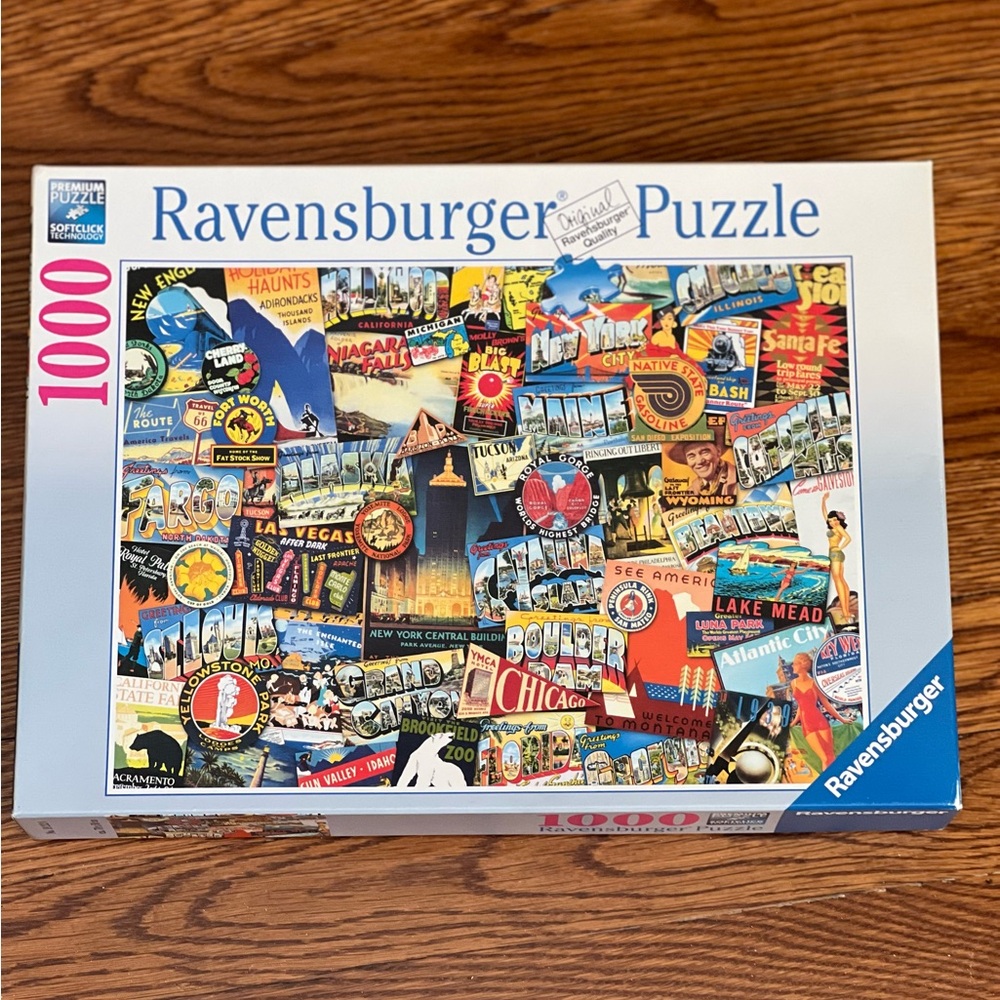 Ravensburger Road Trip USA 1000 Piece Puzzle